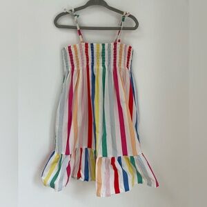 H&M Girls’ Rainbow Stripe Cotton Summer Dress, perfect for PRIDE!